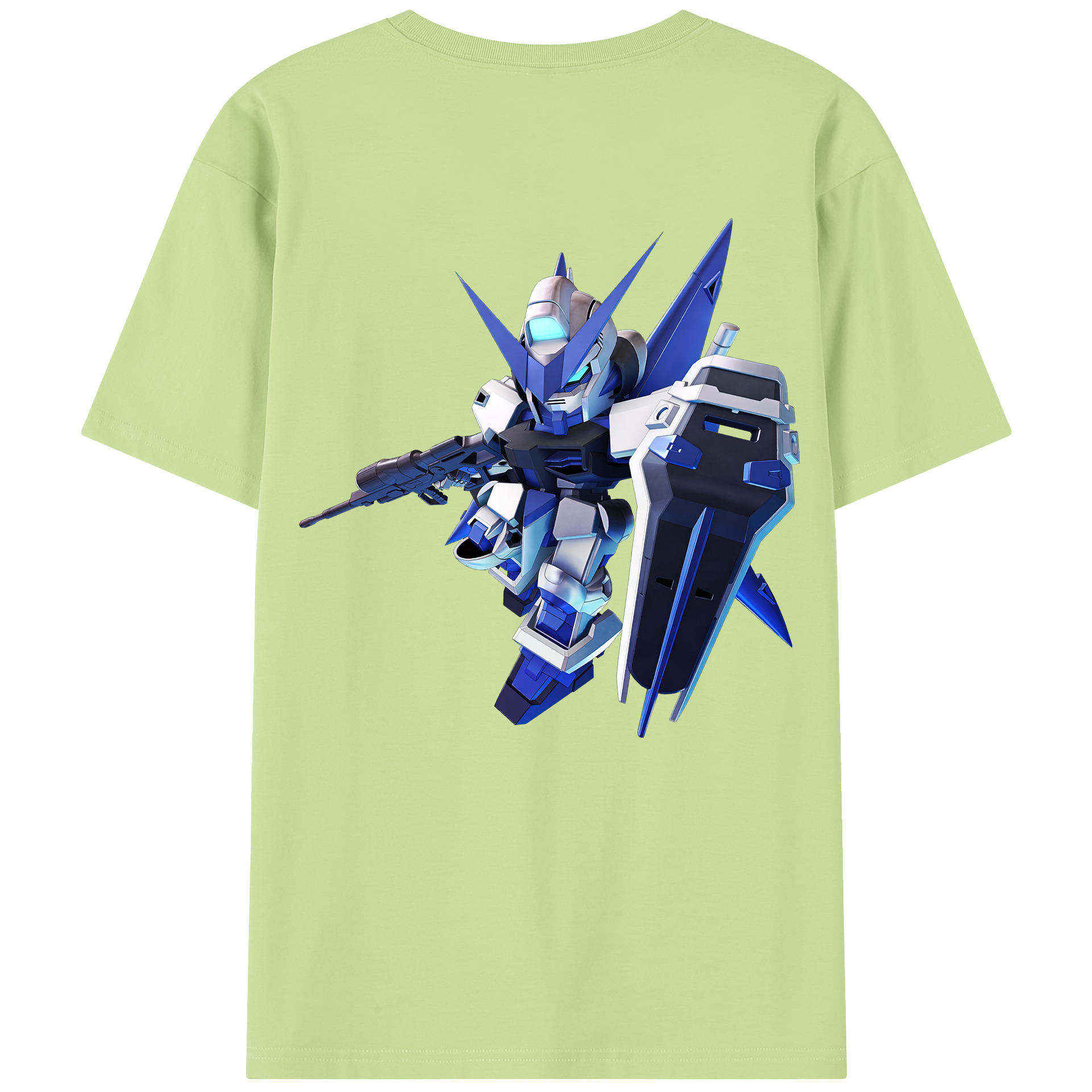 （画像用） 機動戦士ガンダム Mobile Suit Gundam 綿100％半袖Tシャツ（背面プリント）